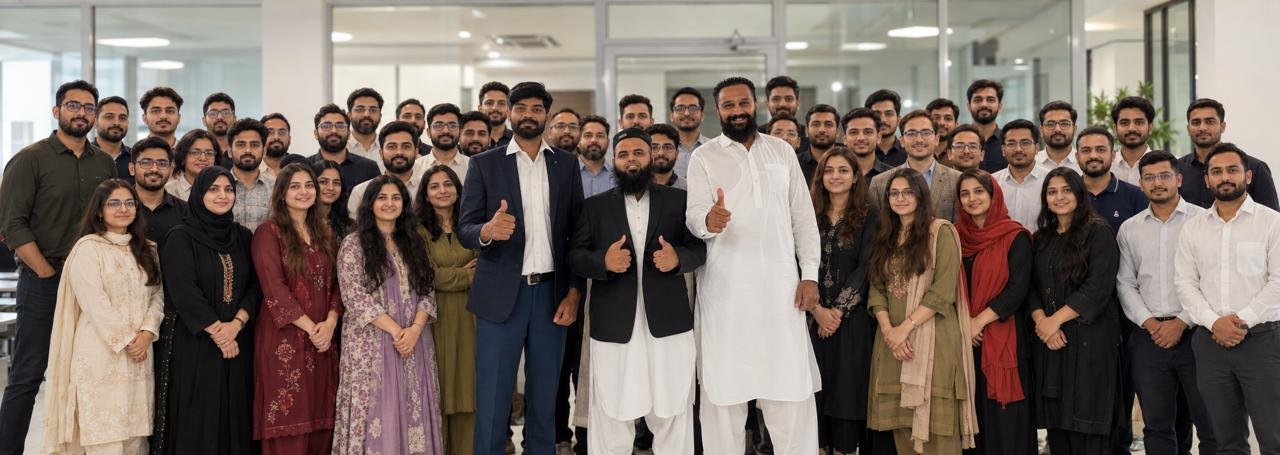 The full Suraket team together in the office
